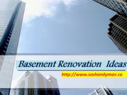 basement renovation ideas