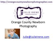 Orange County Newborn Baby Portrait Art