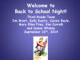 Welcome to Back to School Night! PowerPoint PPT Presentation