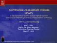 Commercial Assessment Process (CAP): A web-based tool used for primary market research Workshop on Promoting Business Development in Technology 2005 FLC National Meeting PowerPoint PPT Presentation