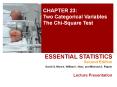 CHAPTER 23: Two Categorical Variables The Chi-Square Test PowerPoint PPT Presentation