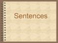Sentences PowerPoint PPT Presentation