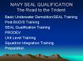 NAVY SEAL QUALIFICATION The Road to the Trident PowerPoint PPT Presentation