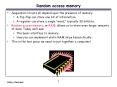Random access memory PowerPoint PPT Presentation