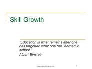 Skill Growth
