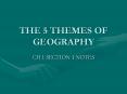 THE 5 THEMES OF GEOGRAPHY PowerPoint PPT Presentation