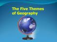 The Five Themes of Geography PowerPoint PPT Presentation