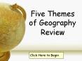 Five Themes of Geography Review PowerPoint PPT Presentation
