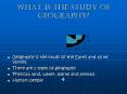 What is the Study of geography? PowerPoint PPT Presentation