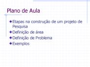 Plano de Aula
