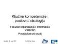 Kljucne kompetencije i poslovna strategija PowerPoint PPT Presentation