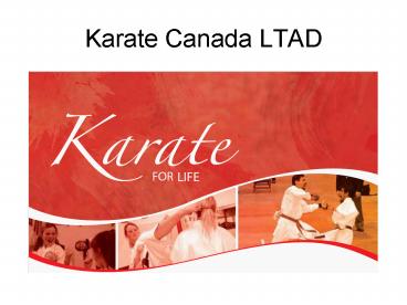Karate Canada LTAD