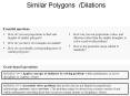 Similar Polygons/Dilations PowerPoint PPT Presentation