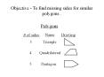 Objective - To find missing sides for similar polygons . PowerPoint PPT Presentation