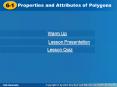 Properties and Attributes of Polygons PowerPoint PPT Presentation