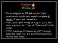 To be eligible for Christmas for Kids PowerPoint PPT Presentation