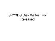 Sky3ds card disk writer tool released