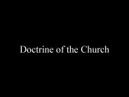Doctrine of the Church