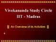 Vivekananda Study Circle PowerPoint PPT Presentation
