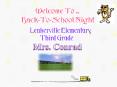 Lenkerville Elementary Fourth Grade Open House PowerPoint PPT Presentation