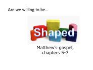 Are we willing to be
