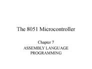 The 8051 Microcontroller