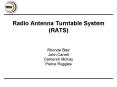 Radio Antenna Turntable System (RATS) PowerPoint PPT Presentation
