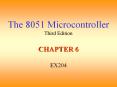 The 8051 Microcontroller Third Edition CHAPTER 6 EX204 PowerPoint PPT Presentation