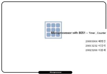Microprocessor with 8051 