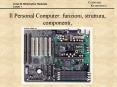 Il Personal Computer: funzioni, struttura, componenti, PowerPoint PPT Presentation