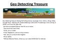 Geo Detecting Treasure (1) PowerPoint PPT Presentation