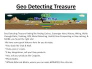 Geo Detecting Treasure