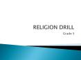 RELIGION DRILL PowerPoint PPT Presentation