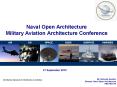 Naval Open Architecture Military Aviation Architecture Conference PowerPoint PPT Presentation