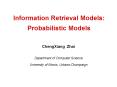 Information Retrieval Models: Probabilistic Models PowerPoint PPT Presentation