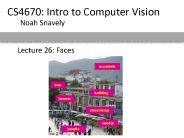Lecture 26: Faces