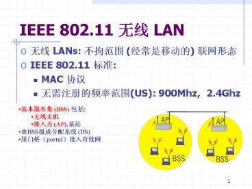 IEEE 802.11 ?? LAN