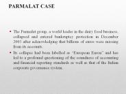 PARMALAT CASE
