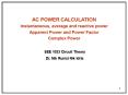 AC POWER CALCULATION PowerPoint PPT Presentation