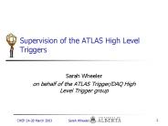 Supervision of the ATLAS High Level Triggers