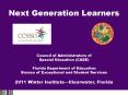 Next Generation Learners PowerPoint PPT Presentation