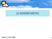 LE DOSSIER METEO