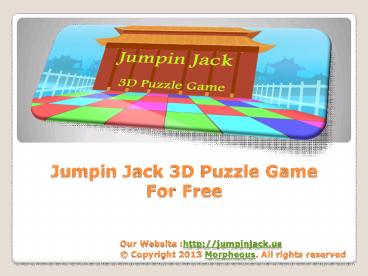 Jumpin Jack 3D Game