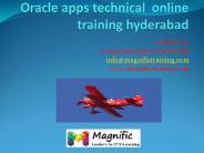 Oracle apps technical  online training hyderabad