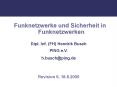 Funknetzwerke und Sicherheit in Funknetzwerken PowerPoint PPT Presentation