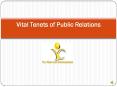 Vital Tenets of Public Relations PowerPoint PPT Presentation