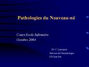 Pathologies du Nouveau-n
