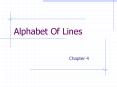 Alphabet Of Lines PowerPoint PPT Presentation