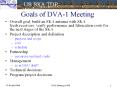 Goals of DVA-1 Meeting PowerPoint PPT Presentation