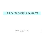 LES OUTILS DE LA QUALITE
